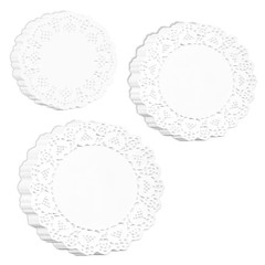 150Pcs Paper Doilies, Round Paper Doilies for Wedding Birthday Cake Dessert