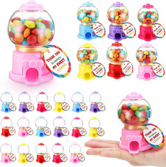 Mini Candy Dispenser Party Favors with Thank You Cards – 24 Sets