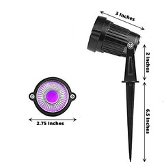 6 Watt PUPRLE LED Backdrop SPOTLIGHT Waterproof Landscape Lights Party Supplies