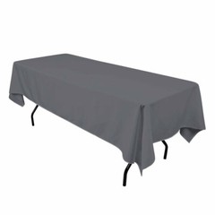 5 Seamless 126×60 inch Rectangular Polyester Tablecloths Banquet Event 3 COLORS