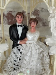 Pfeil & Holing NY VTG 1950-60’s Wedding Cake Topper NOS In Package Plastic RARE
