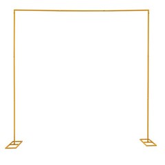 Metal Flower Balloon Frame Square Wedding Arch Backdrop Metal Stand Decor