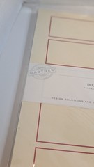 Lot of 2 Gartner Studios Red Border Printable Business Cards 250 Count Each New