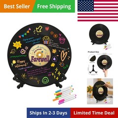 Farewell Guest Book Alternatives Signature Vinyl Record Decorations，Going Awa…