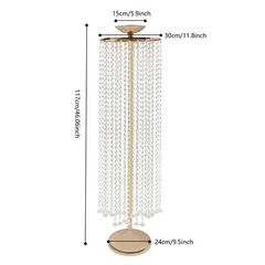 Party Crystall Vase Flower Table Stand Centerpieces For Party Wedding Supplies