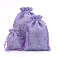 10/20/30pcs Wedding Imitation Hemp Favour Gift Bags Jewelry Drawstring Pouch