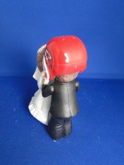New Kansas City Chiefs Kissing Bride & Groom Wedding Cake Top figurine