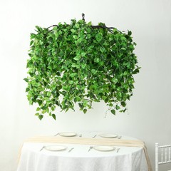 46″ GREEN Artificial Ivy Leaves Hanging Flower Chandelier Party Decorations
