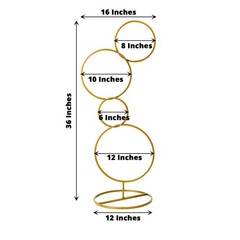 3 ft Metal Hoops Pillar Backdrop Stand Party Events Reception Home Supplies