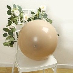 10 TAUPE 18″ Biodegradable Latex Matte Pastel Balloons Party Wedding Decorations