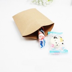 100Pcs Reusable Kraft Paper Wedding Favor Boxes Pillow Candy Packing