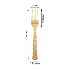 GOLD Elegant Designer Disposable Forks Wedding Party Catering Tableware Sale