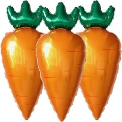 Carrot Balloons Giant Mylar Foil Carrot Shaped Balloons for Easter Party