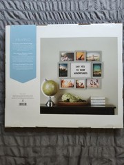MELANNCO Collage Picture Frame with Letter Board, 8 Opening Photo Collage Wall..