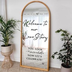 Wedding Welcome Signs Welcome to Our Wedding Sign Decals Black Love Story