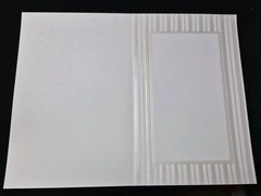 Wilton Bi-fold Programs~50 sheets~»White Simple Yet Elegant»~unused