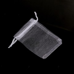50Pcs Assorted Color Reusable Organza Gift Bags for Wedding Jewelry and Parties