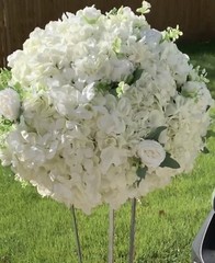 artificial flowers ball for centerpieces