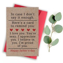 Sweet Fathers Day Cards Gifts for Boyfriend Husband, Happy Father’s Day Gift …