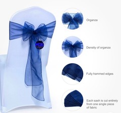 100 Olive Green Organza Chair Sashes Chair Cover Wider Bows wedding party décor