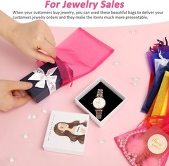 10 Colors Organza Drawstring Gift Bags for Jewelry Party Wedding Multicolor
