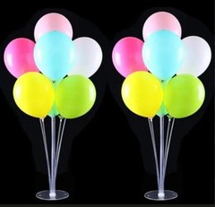 6 Sets 11.57 Inches 7.8 Balloon Stand Centerpiece Decor – Balloons Not Included