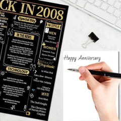 Joycard 18th Anniversary Card for Women Men, Wedding Card for Wife Husband, S…