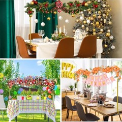 Over The Table Rod Stand w/Clamps Metal Balloon Table Arch Decoration for Party