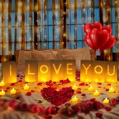 Valentines Day Decorations, Special Night Romantic Decorations – I Love You L…