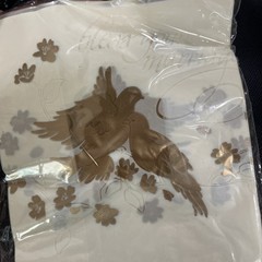 Wedding Party Bags (30) Antique White w/Gold Doves «Bless Your Marriage» G194
