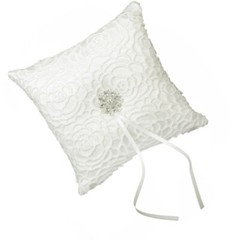 Milk Silk Ring Pillow Small Bearer Wedding Pillows for Kneeling Bride