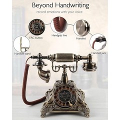 Unique Audio Guest Book Vintage Style Interactive Wedding Message Recorder New