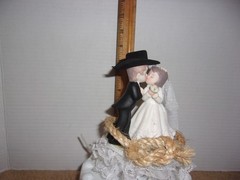 NOS Cowboy/Western Wedding Cake Topper & Accessories