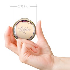 Pack of 6 Bridesmaid Wedding Gifts Favors Team Bride Bridesmaids Makeup Mirrors