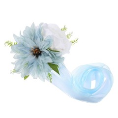Chair Back Decoration Simulation Flowers Curtain Hold for Curtains