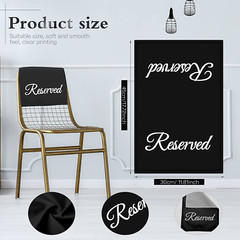 20 Pack Reserved Seating Signs Reserved Chair Signs Church Pew Reserved Signs Re