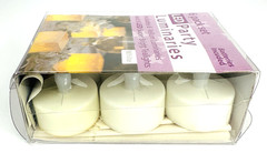NEW! LED Party 6 Star Covered Vellum Luminaries w/ 6 Super Bright Tealights Fun