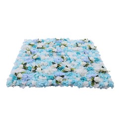 6pcs Artificial Flower Wall Panel Indoor Outdoor Flower Wall Panel Wedding Decor