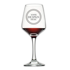 Custom Laser Engraved PersonalizedWine Glass Set of 2 – Wedding Event Gift Idea