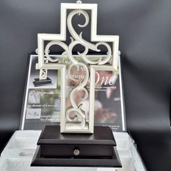 The Unity Cross Pearlescent Wedding Centerpiece Christian Limited Edition