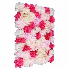 4pcs Flower Panels Artificial Flowers Wall Home Decor Wedding Party Background