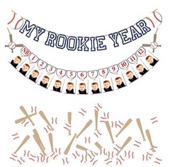 200Pcs-Baseball Table Confetti, Baseball Bat Confetti,Baseball Party Decorati…