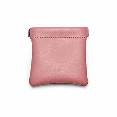 PU Leather Jewelry Travel Bag Leather Jewelry Pouch 3.54″x3.54″ Pink