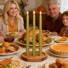 12-Pack Olive Green Taper Candles, 10 10 inches x 0.87 inches,