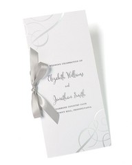 Gartner Studios Silver Print-At-Home Wedding Invitation Program Kit 50 Count