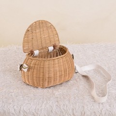 Basket with Lid Toy Container for Children Boys Girls Shoulder Bag