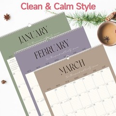 GuassLee Large Wall Calendar 2026-2027,22″x 15″ Vertical Jumbo Desktop/Wall C…