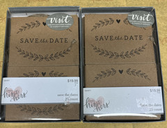 Vintage Hobby Lobby Wedding Invitations 50 Count Brown neutral color rustic new