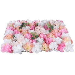 Flower Wall Fake Panel Party Artificial Wedding Decor Hydrangea Flower Wall NEW