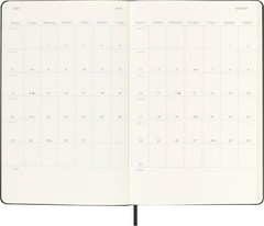 Moleskine Classic 18 Month 2025-2026 Weekly Horizontal Planner, Hard Cover, L…